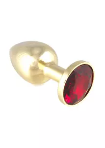 Butt plug metal with crystal análdugó