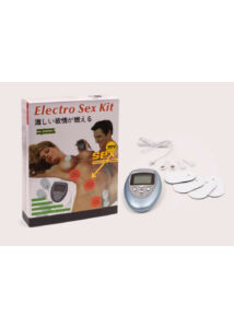 Electro sex kit electrostimulációs készlet, 4 db elektródával