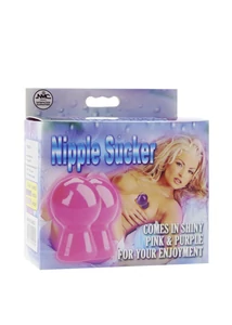 Nipple sucker pair in shiny pink. mellbimbó-izgató vákuumpumpa
