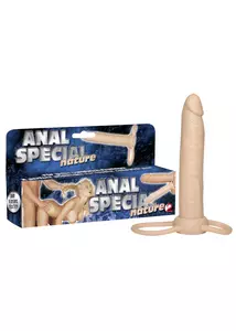 Anal Special felcsatolható testszínű dildó 16 cm