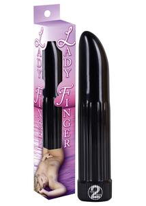 Lady finger vibrátor (fekete)