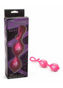 Orgasmic balls szilikon dupla gésagolyó - pink