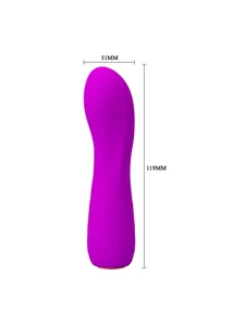 Szilikon vibrátor Pretty Love Adam Purple