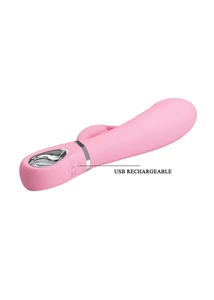 Csiklókaros vibrátor Pretty Love Prescott baby pink