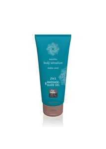Shiatsu 2in1 amber scent - masszázs síkosító (200 ml) - ámbra