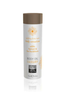 Luxury body oil edible - apricot & sea buckthorn 75ml