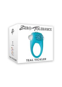 Péniszgyűrű vibrátoros teal tickler