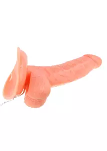 dildó with multi speed vibration flesh with suction base