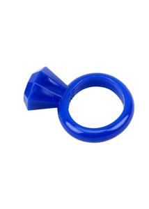 Diamond cock ring blue