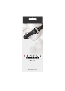 Sinful bar gag black zabla szájpecek