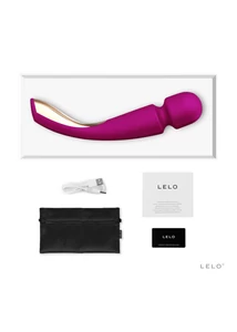 Nagy akkus masszírozó vibrátor Lelo smart wand 2 vibrátor (lila)