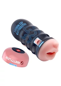 Száj maszturbátor Pretty Love Vacuum Cup - Mouth