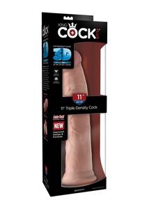 King cock triple density 28 cm cock - flesh