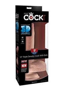 King cock plus 23 cm triple density cock with balls