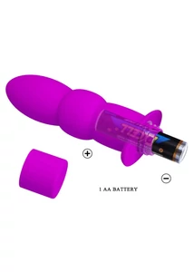 Univerzális kényeztető Pretty love Wyatt lila vibrátor 11.5 cm