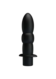 Univerzális kényeztető Pretty love Wyatt fekete vibrártor 11.5 cm
