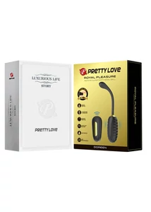 Vibráló tojás vezeték nélküli távirányítóval Pretty Love Doreen fekete