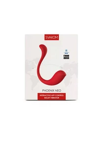 Applikációval vezérelhetó vibrációs tojás - Phoenix Neo red