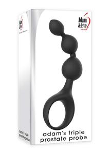 Szilikon anál golyósor Adam's triple prostate probe