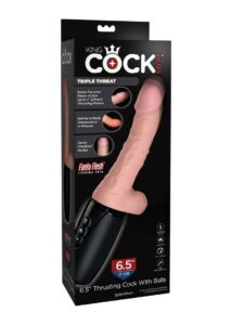 Szexgép 17 cm-es realisztikus pénisszel Thrusting cock with balls