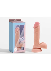 Tapadótalpas pénisz Undressed debater dildó 19 cm