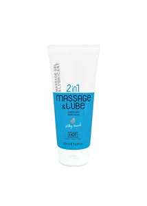 Masszázs és síkosító gél 2 in1 Silky touch  200 ml