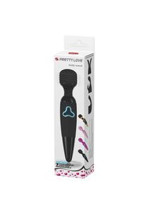 Masszírozó vibrátor fekete Pretty love body wand