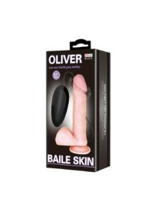 Távirányítós vibráló pénisz Baile skin oliver