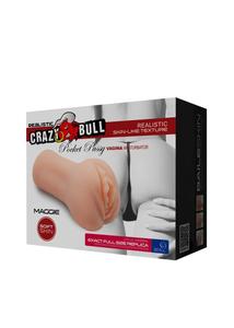 Valósághű vagina maszturbátor Crazy bull maggie