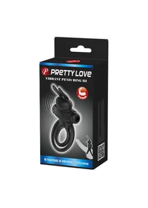 Vibráló péniszgyűrű Vibrant penis ring 3 black