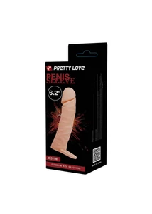 Péniszhosszabbító köpeny Pretty love penis sleeve 6,2"