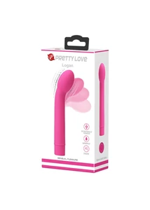 Pretty love logan pink hajlított vibrátor  14 cm