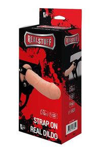 Felcsatolható pénisz Realstuff strap on real dildo flesh 2