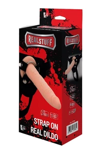 Felcsatolható dildó 20 cm Strap on real flesh 1