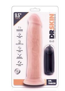 Valósághű vibrátor Dr. skin dr. throb 9.5inch vibr. cock