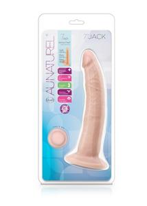 Tapadótalpas pénisz Au naturel 7 inch jack vanilla