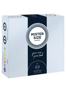 Ultra vékony óvszer Mister Size 69 mm kondom 36 db