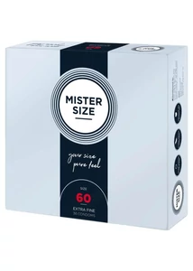 Ultra vékony óvszer Mister Size 60 mm kondom 36 db