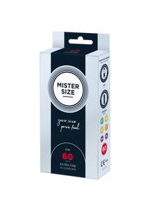 Ultra vékony óvszer Mister Size 60 mm kondom 10 db