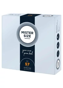 Ultra vékony óvszer Mister Size 57 mm kondom 36 db