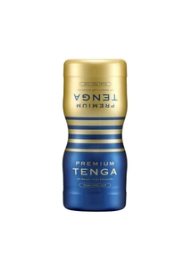 Maszturbátor két bemeneti nyílással Premium tenga sensation cup