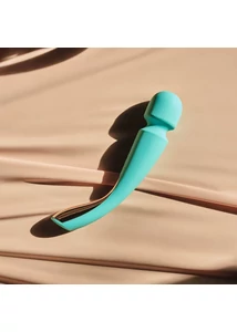 Akkus, masszírozó vibrátor Smart wand 2 medium ocean blue
