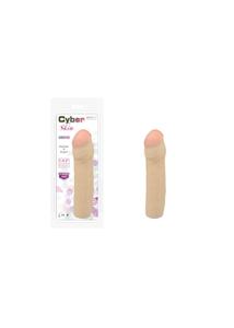 Péniszhosszabbító köpeny 22 cm-es Charmly cyber skin sleeve no 1