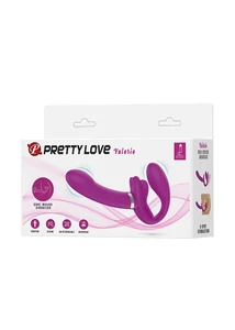Pretty Love Valerie pánt nélküli strapon vibrátor 
