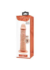 Tapadótalpas műpénisz 20 cm Barbara calvin 7,8 dildo with suction cup
