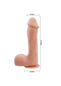 Realisztikus dildó Beautiful johnson 8,7" dildo 22cm