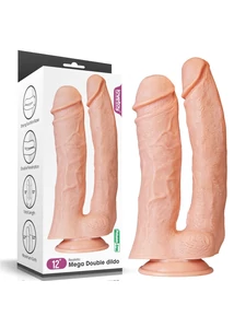 Kettős dildó 33 cm realistic mega double 12''