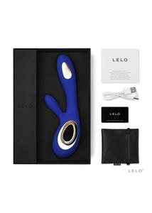 Csiklókaros vibrátor mozgó fejjel Lelo Soraya wave midnight blue
