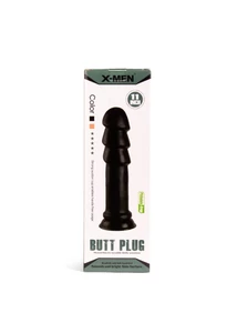Óriás fenékdugó X -men 28 cm butt plug fekete