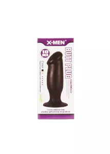 Extra méretű X-men butt plug fekete 25,5 cm